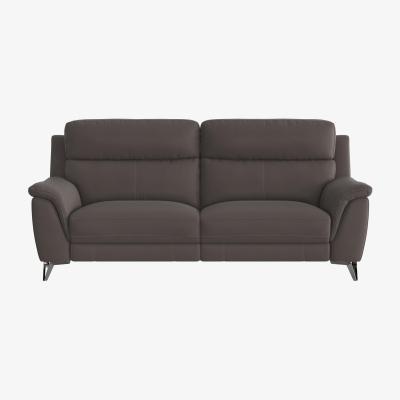 Furniture Village Contempo 3 Seater Fabric Power Recliner Sofa - Grey