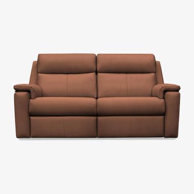 Furniture Village G Plan - Thornbury 3 Seater Leather Power Recliner Sofa - Cambridge Conker