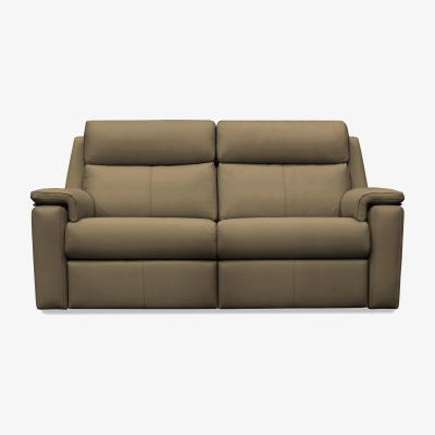 Furniture Village G Plan - Thornbury 3 Seater Leather Power Recliner Sofa - Capri Mushroom