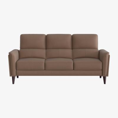 Furniture Village Compact Collection Klein 3 Seater Fabric Sofa - Tobacco