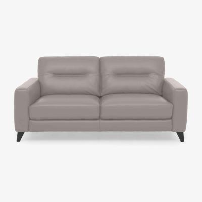 Furniture Village Jules 3 Seater NC Leather Power Recliner Sofa - Feather