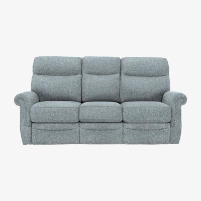 Furniture Village G Plan - Avon 3 Seater Fabric Manual Recliner Sofa - Arola Sky