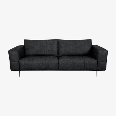 Furniture Village Domicil - Lawson 3 Seater Fabric Sofa - R460 Charcoal
