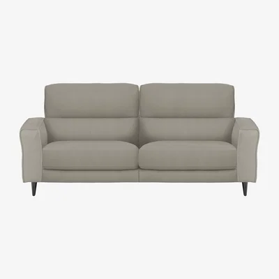 Furniture Village Axel 3 Seater NC Leather Power Recliner Sofa - Feather