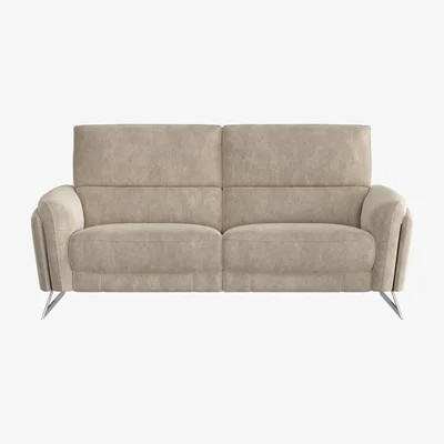Furniture Village Amarilla 3 Seater Fabric Power Recliner Sofa - Cream