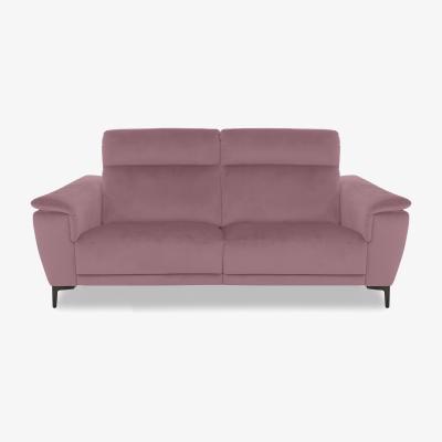 Furniture Village Nicoletti Italia - Amalfi 3 Seater Fabric Sofa - Selma Rosa