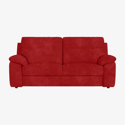 Furniture Village Nicoletti Italia - Pepino 3 Seater Fabric Sofa - Selma Rosso