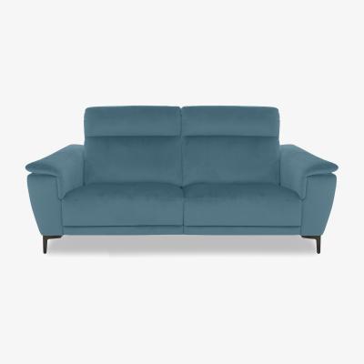 Furniture Village Nicoletti Italia - Amalfi 3 Seater Fabric Sofa - Selma Turchese