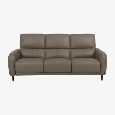 Furniture Village Domicil - Logan 3 Seater Leather Sofa - NN Pine Bark