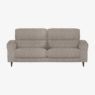 Furniture Village Axel 3 Seater Fabric Sofa - Biscuit