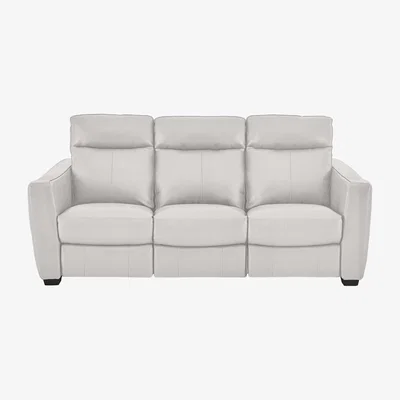 Furniture Village Compact Collection Midi 3 Seater Leather Sofa- World of Leather