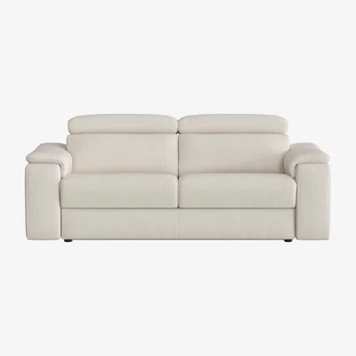 Furniture Village Nicoletti - Davide 3 Seater Fabric Sofa - Beige