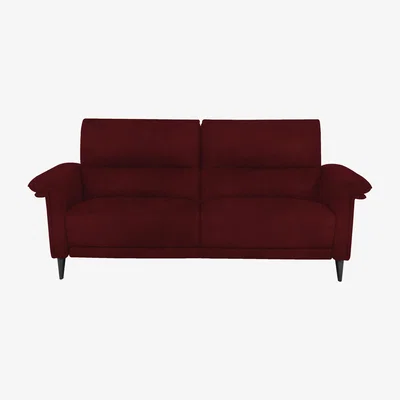 Furniture Village Domicil - Huxley 3 Seater Fabric Sofa - Burgundy