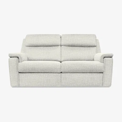 Furniture Village G Plan - Thornbury 3 Seater Fabric Sofa - No Recliner - Waffle Taupe