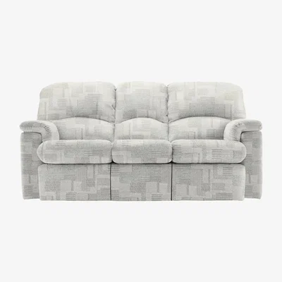 Furniture Village G Plan - Chloe 3 Seater Manual Recliner Fabric Sofa - Lydia Blush