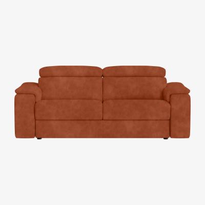 Furniture Village Nicoletti Italia - Davide 3 Seater Fabric Sofa - Selma Mattone