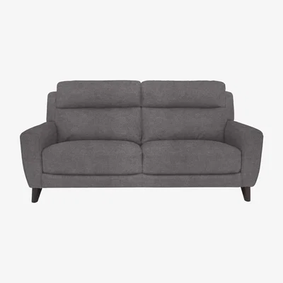 Furniture Village Comfort Story - Zen 3 Seater Fabric Sofa - Iron