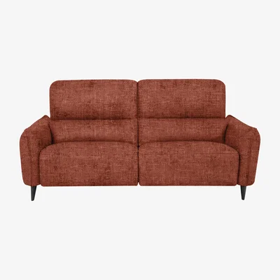 Furniture Village Domicil - Maddox 3 Seater Fabric Sofa - Red Maple