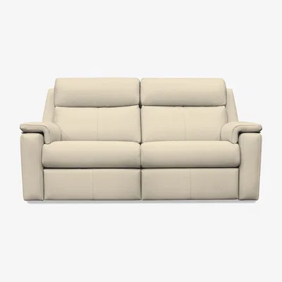 Furniture Village G Plan - Thornbury 3 Seater Leather Sofa - Cambridge Stone