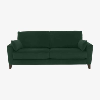 Furniture Village Brondby 3 Seater Fabric Sofa - Emerald Green