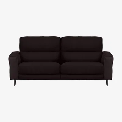 Furniture Village Axel 3 Seater HW Leather Power Recliner Sofa - Espresso