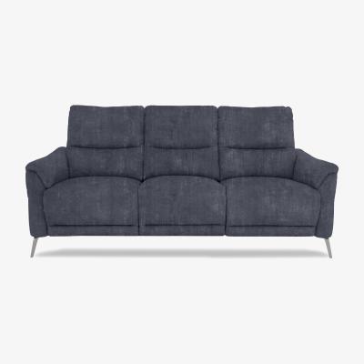 Furniture Village Daytona 3 Seater Fabric Sofa - Heritage Granite