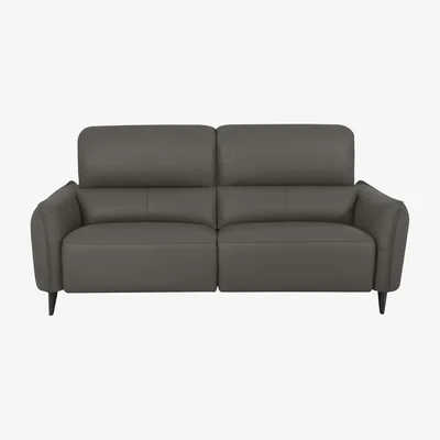 Furniture Village Domicil - Maddox 3 Seater Leather Sofa - NN Elephant Grey