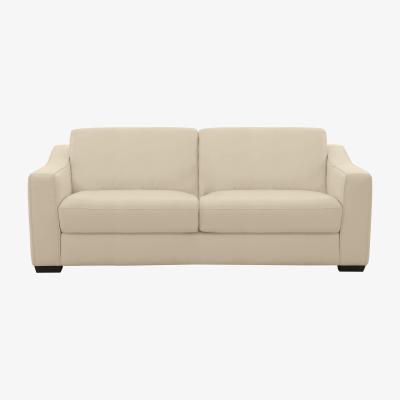 Furniture Village Optimus 3 Seater NC Leather Sofa - NC Bisque
