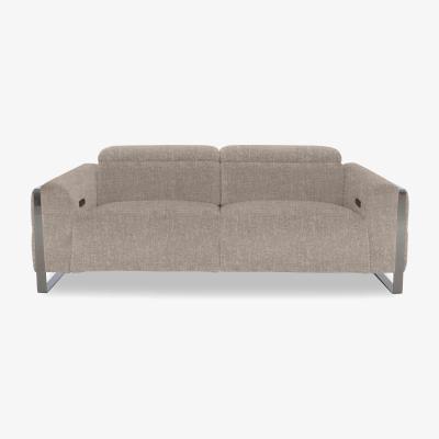 Furniture Village Gisella Fabric 3 Seater Sofa with Power Recliner - Anivia Khaki