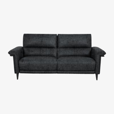 Furniture Village Domicil - Huxley 3 Seater Fabric Power Recliner Sofa with Telescopic Headrests - R460 Charcoal
