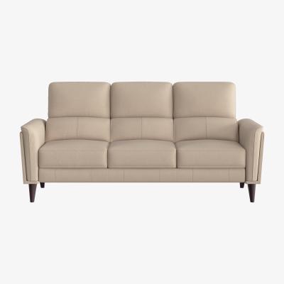 Furniture Village Compact Collection Klein 3 Seater Fabric Sofa - Bisque