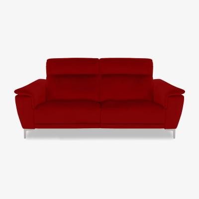 Furniture Village Nicoletti Italia - Amalfi 3 Seater Fabric Sofa - Selma Rosso