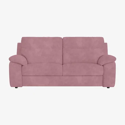 Furniture Village Nicoletti Italia - Pepino 3 Seater Fabric Sofa - Selma Rosa