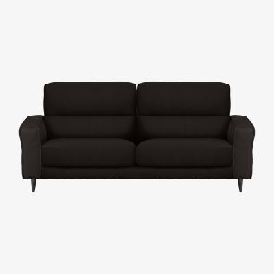 Furniture Village Axel 3 Seater BV Leather Sofa - Dark Chocolate