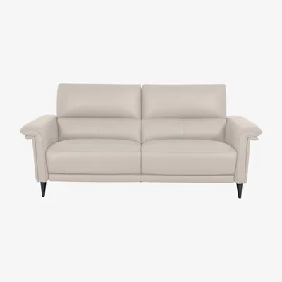 Furniture Village Domicil - Huxley 3 Seater Leather Sofa - NN Frost