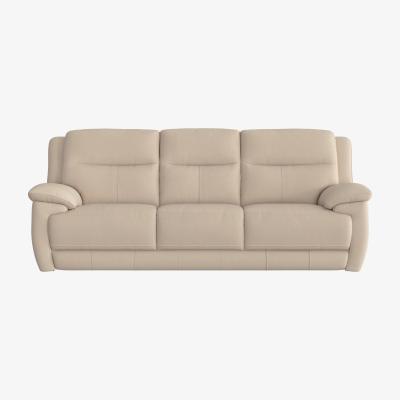 Furniture Village Touch 3 Seater Heavy Duty Fabric Sofa with USB Ports - Beige