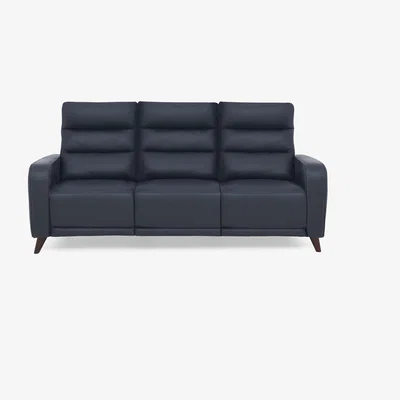 Furniture Village Quinn 3 Seater Leather Power Recliner Sofa