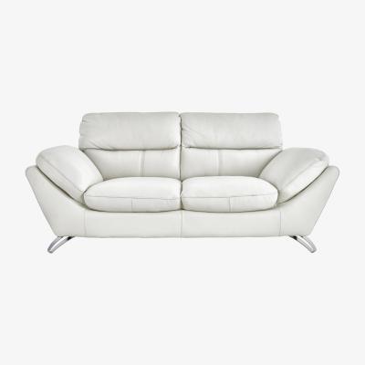 Furniture Village Salvador 3 Seater Leather Sofa - White