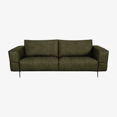 Furniture Village Domicil - Lawson 3 Seater Fabric Sofa - Grey Forest