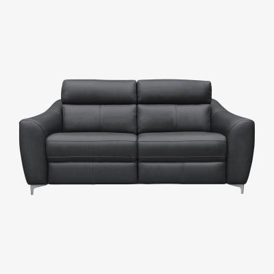 Furniture Village G Plan - Lucca 3 Seater Leather Sofa - Cambridge Petrol Blue