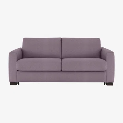 Furniture Village Nicoletti - Alcova 3 Seater Fabric Sofa Bed with Box Arms - Pink