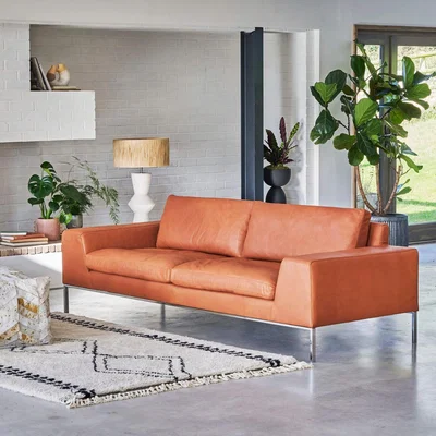 Graham & Green Luke 3 Seater - Grey Classic Velvet