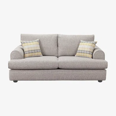 Habitat Habitat Atticus 3 Seater Fabric Sofa - Grey