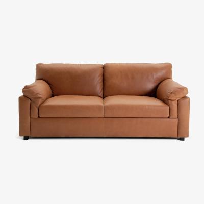 Habitat Habitat Florence 3 Seater Leather Sofa - Tan