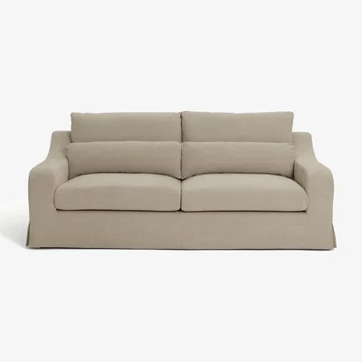 Habitat Habitat Odin 3 Seater Fabric Sofa - Natural