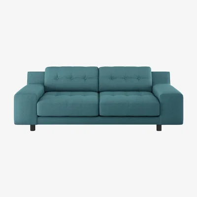 Habitat Habitat Hendricks 3 Seater Fabric Sofa - Teal