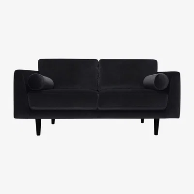 Habitat Habitat Jacob Fabric 3 Seater Sofa - Black