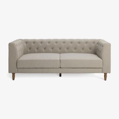Habitat Habitat Barnwell Fabric 3 Seater Sofa - Natural