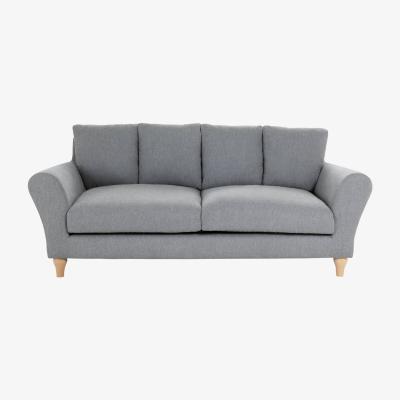 Habitat Habitat Carrie 3 Seater Fabric Sofa - Grey