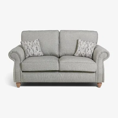 Habitat Habitat Wilfred 3 Seater Fabric Sofa - Light Grey
